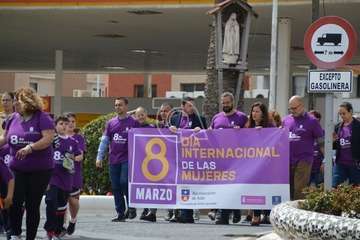 Marcha de escolares por la igualdad en Telde (Foto TA)